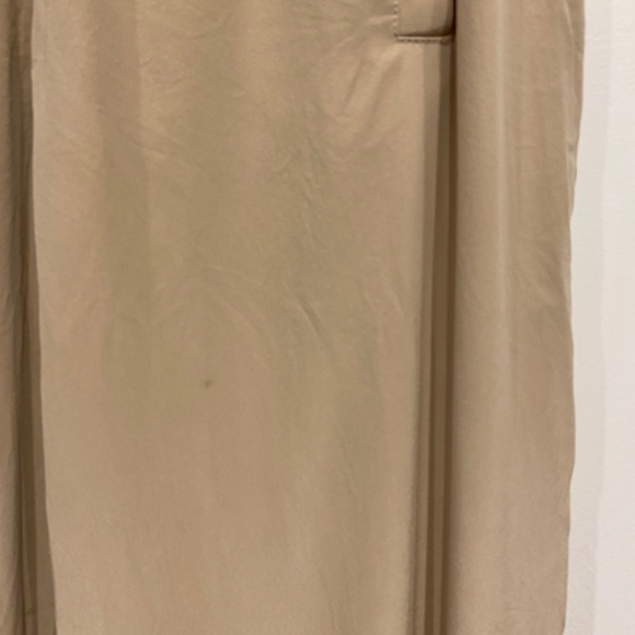 Cuyana Tan Washable Silk Cargo Joggers Size Small - Picture 4 of 8